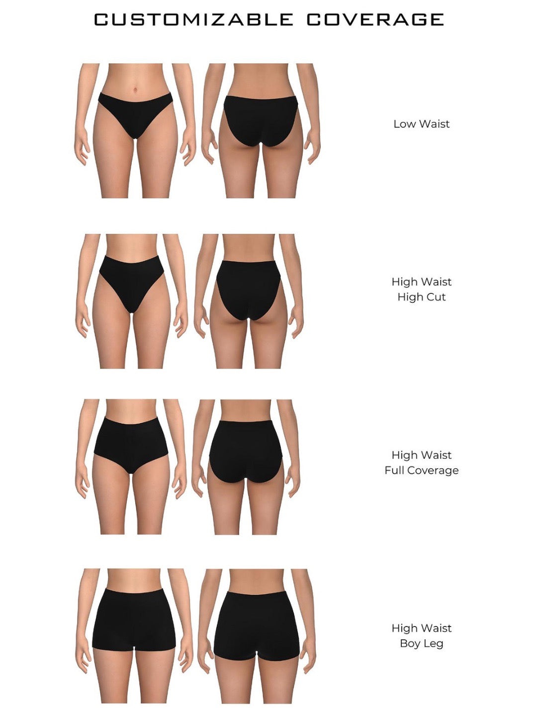 Black Undercurrent Swim Set