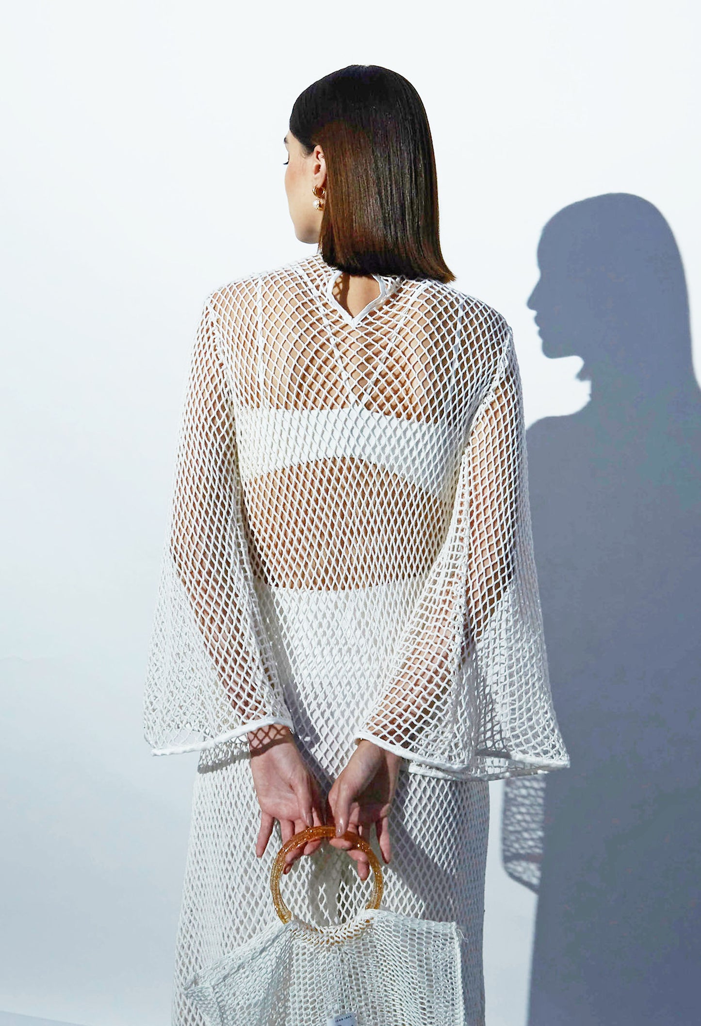 White Coast Mesh Dress