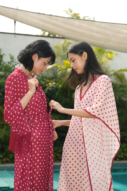 POLKA ROBE (RED)