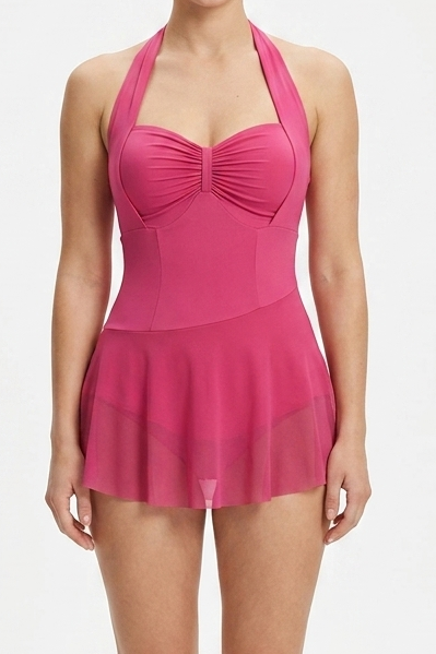 MERLOT SWIM DRESS