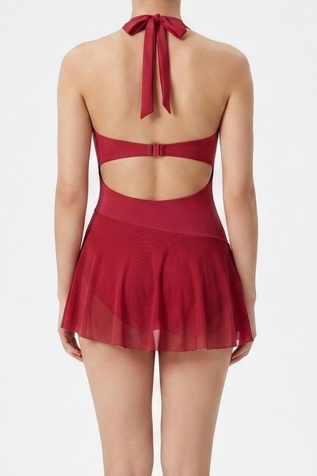 MERLOT SWIM DRESS