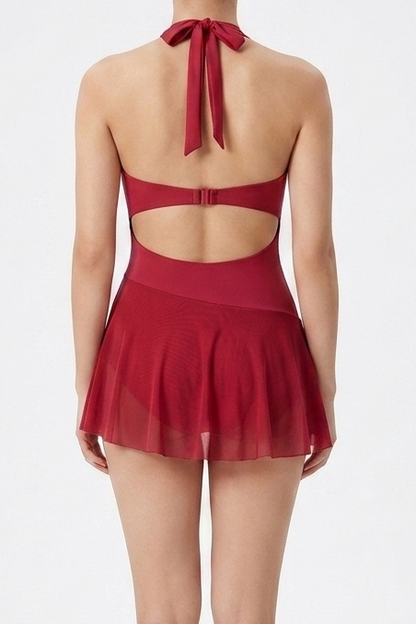 MERLOT SWIM DRESS
