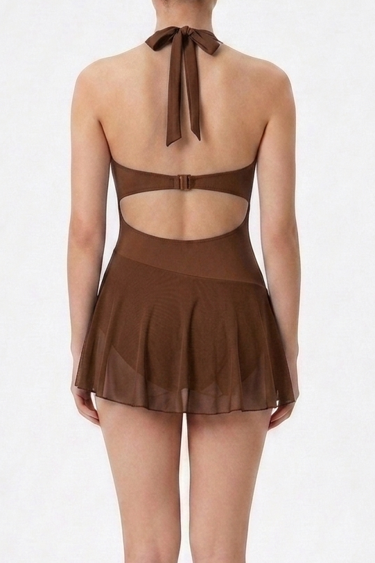 MERLOT SWIM DRESS