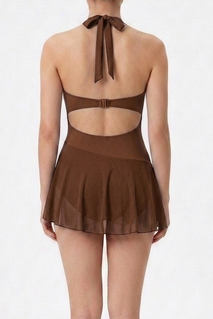 MERLOT SWIM DRESS